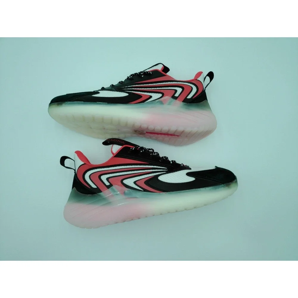 Mazino‎ Krypton Sneakers Black, Red and White Size 11 Brand New
